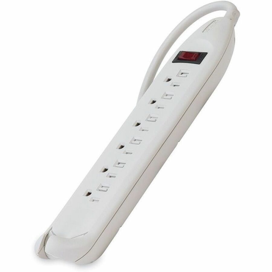 Multiprise Belkin à 6 prises avec interrupteur marche/arrêt - Cordon de 12 pieds - Fiche droite - Blanc F9D160-12