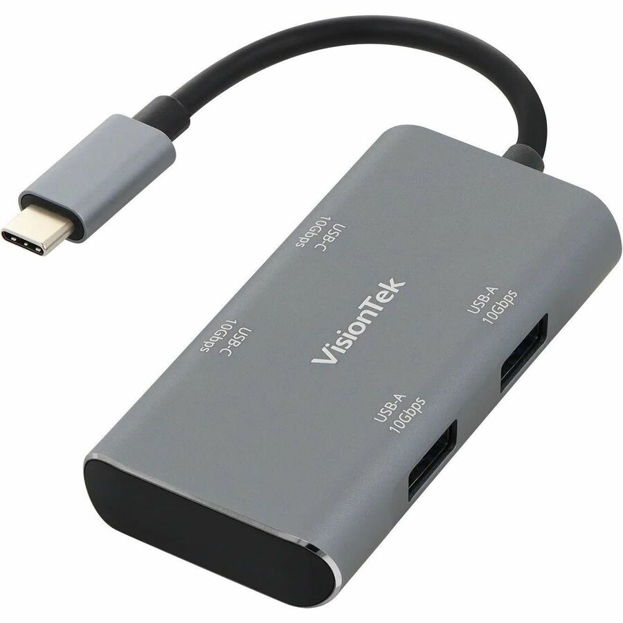 VisionTek USB-C Hub (2x USB-A 10Gbps | 2x USB-C 10Gbps) 901539