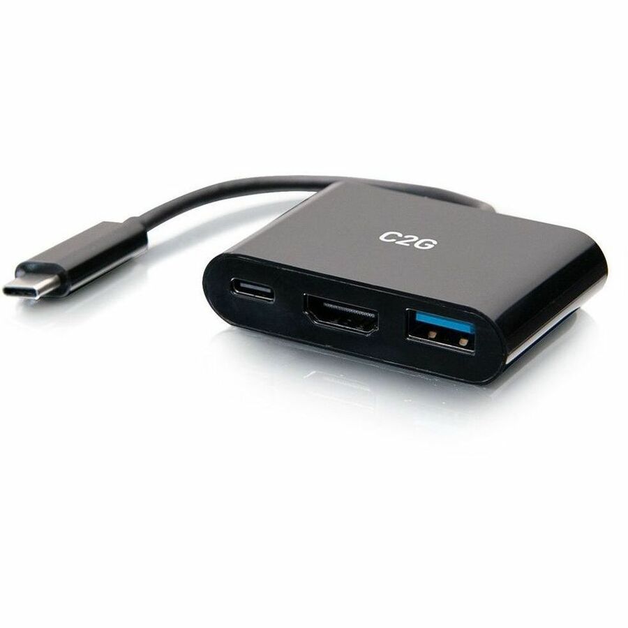 Station d'accueil pour ordinateur portable C2G USB C avec HDMI, USB-A, USB-C - 4K 30 Hz C2G54453