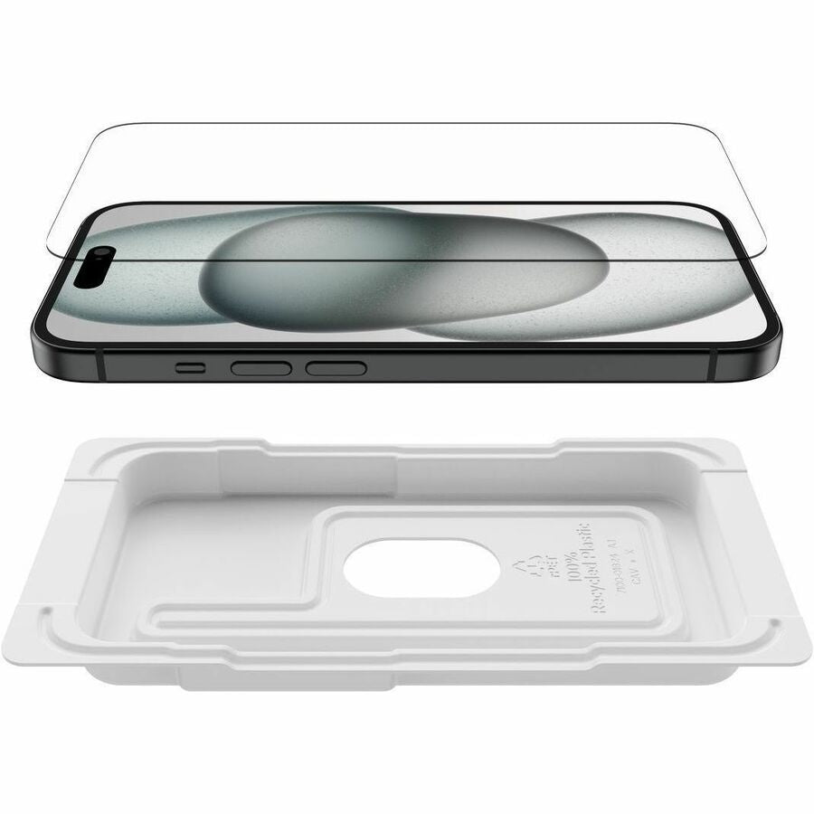 Belkin ScreenForce UltraGlass 2 Treated Screen Protector for iPhone 15 OVA131ZZ