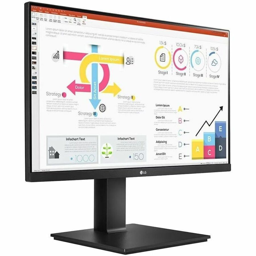 LG 24BP75Q-B 24" Class WQHD LCD Monitor - 16:9 - Black 24BP75Q-B