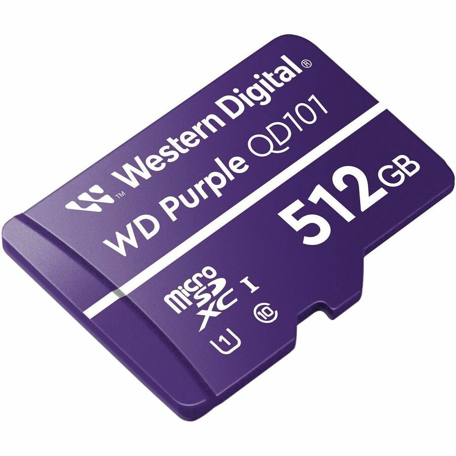 WD Purple 512 GB Class 10/UHS-I (U1) microSDXC WDD512G1P0C-85AEL0