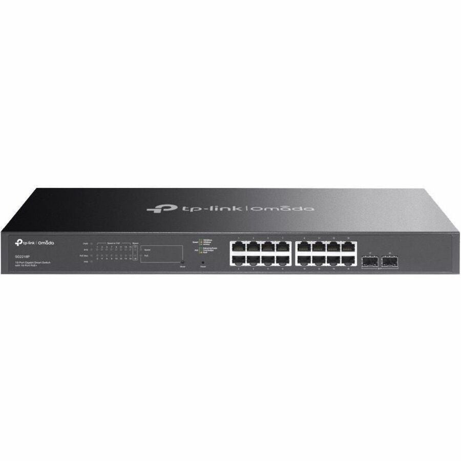 Commutateur intelligent Gigabit 18 ports Omada de TP-Link avec PoE+ 16 ports SG2218P
