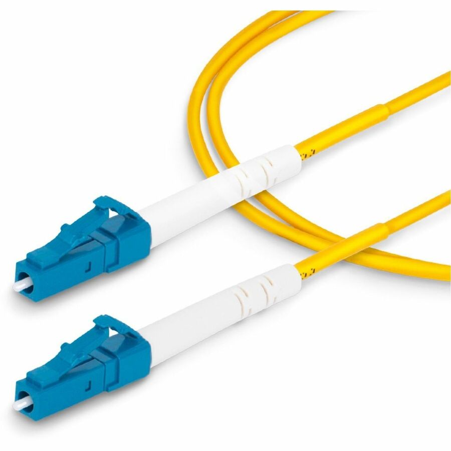 Câble à fibre optique monomode simplex LC vers LC (UPC) OS2 de 10 m (32,8 pi), 9/125, 40G/100G, faible perte d'insertion, cordon de raccordement LSZH SPSMLCLC-OS2-10M