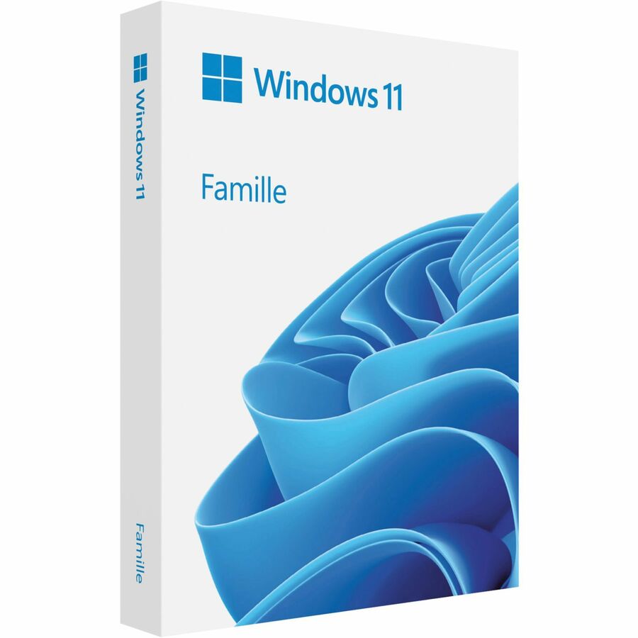 Microsoft Windows 11 Famille 64 bits - Pack Box - 1 licence HAJ-00110