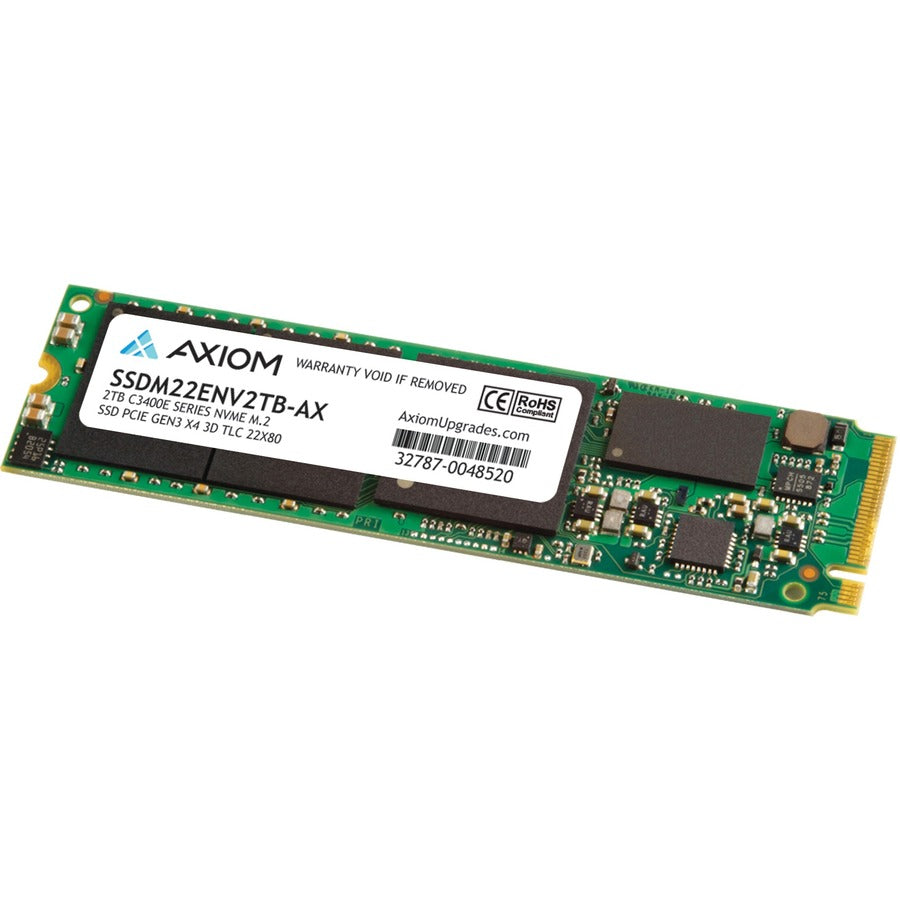 Disque SSD Axiom C3400e 2 To - M.2 interne - PCI Express NVMe (PCI Express NVMe 3.0 x4) SSDM22ENV2TB-AX