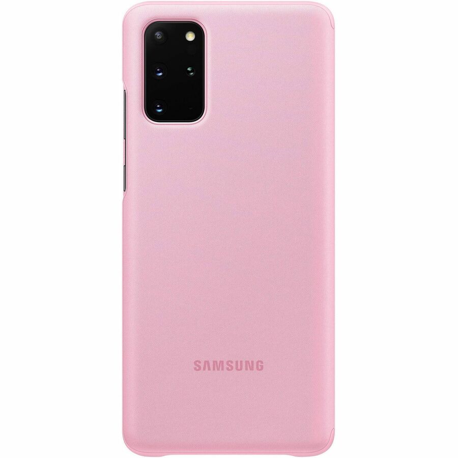 Étui de transport Samsung Smart Clear View pour smartphone Samsung Galaxy S20+ 5G, Galaxy S20+ - Rose EF-ZG985CPEGCA