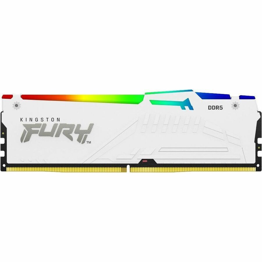 Kingston 32 Go (2 x 16 Go) DDR5 6 000 MT/s L30 FURY Beast Blanc RVB XMP KF560C30BWAK2-32