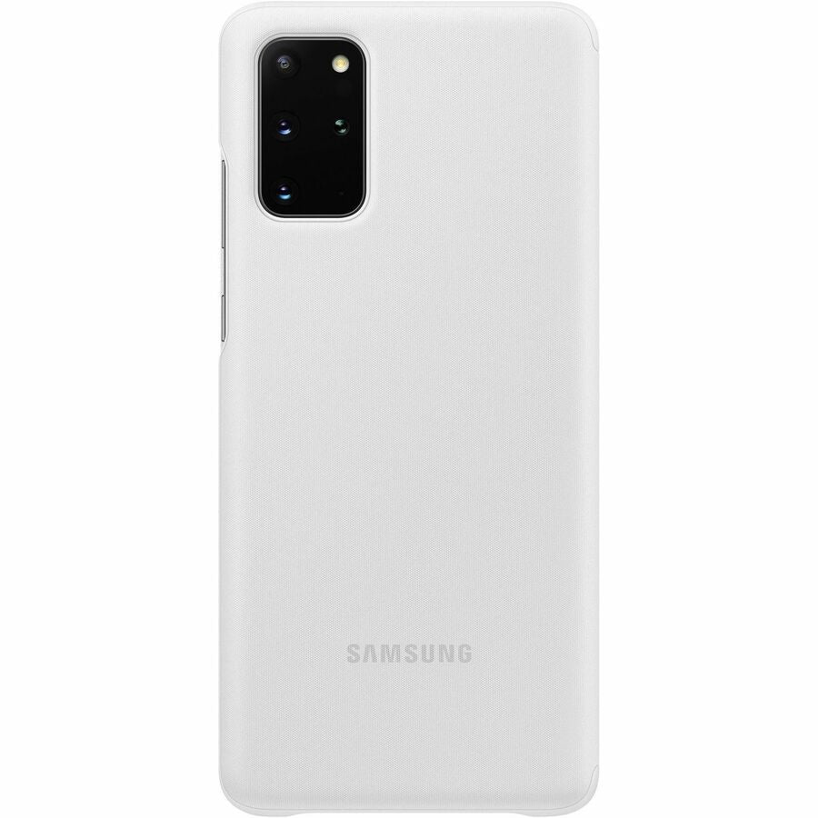 Étui de transport Samsung Smart Clear View (rabat) pour smartphone Samsung Galaxy S20+, Galaxy S20+ 5G - Blanc EF-ZG985CWEGCA