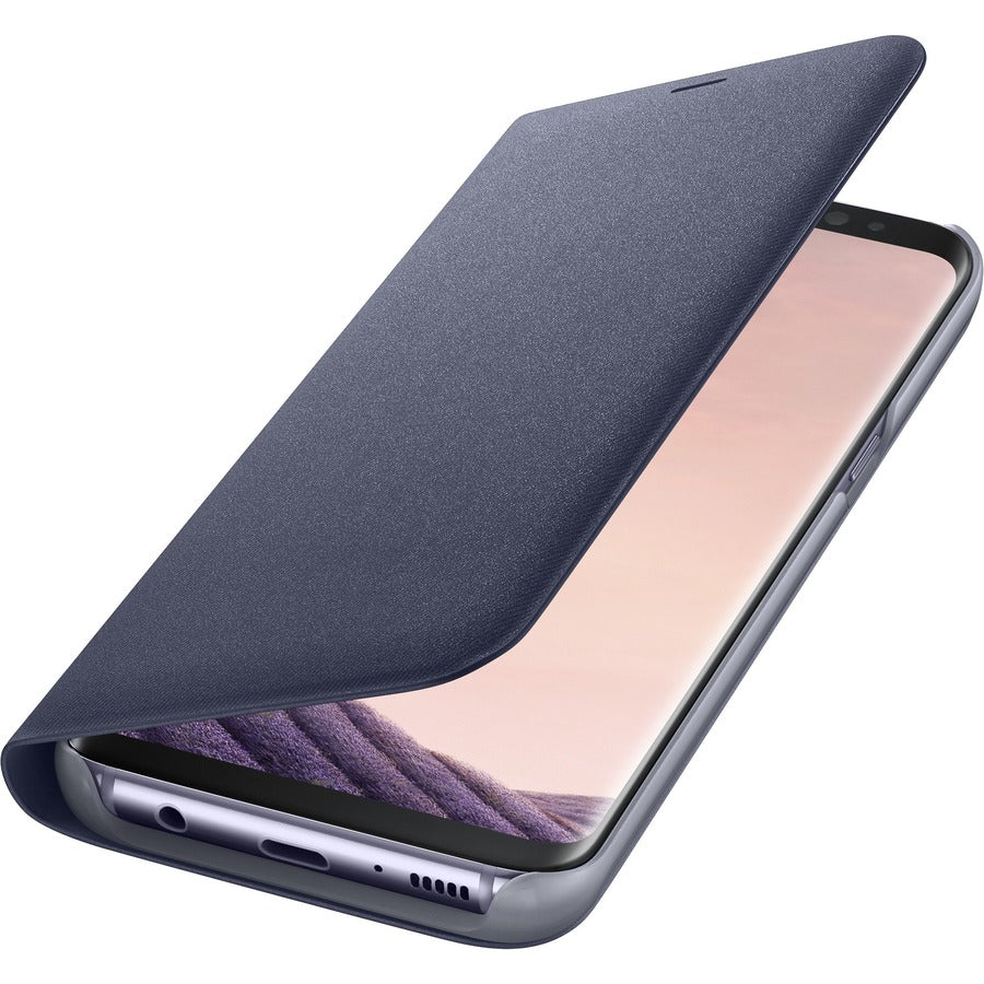 Étui de transport Samsung LED View (à rabat) pour smartphone Samsung Galaxy S8 - Violet EF-NG950PVEGCA