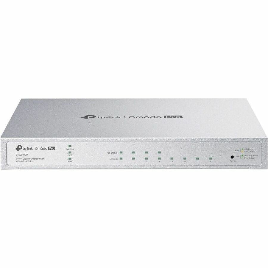 Commutateur intelligent Gigabit TP-Link Omada Pro 8 ports avec PoE+ 4 ports S4500-8GP