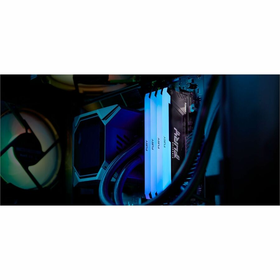 Kit de mémoire Kingston FURY Beast 128 Go (4 x 32 Go) DDR4 SDRAM KF432C16BB2AK4/128