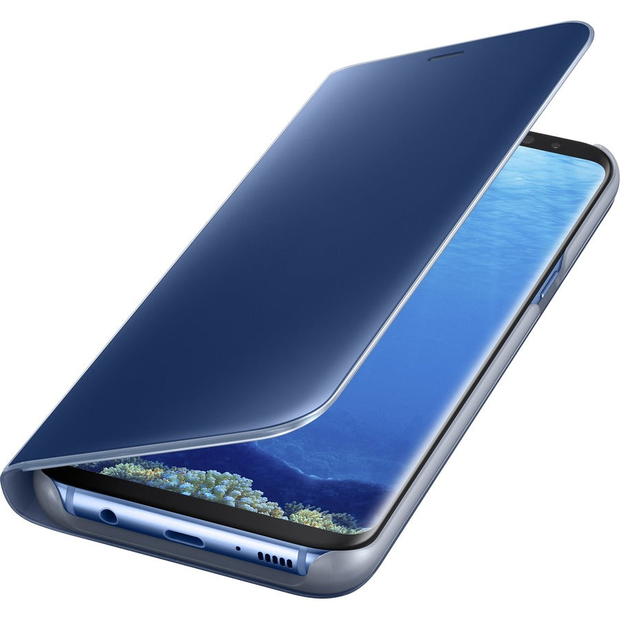 Étui de transport Clear View pour smartphone Samsung - Bleu EF-ZG955CLEGCA