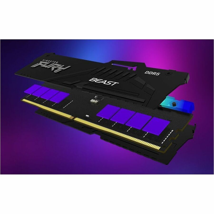 Module de mémoire DDR5 SDRAM Kingston FURY Beast 16 Go KF564C32BBA-16
