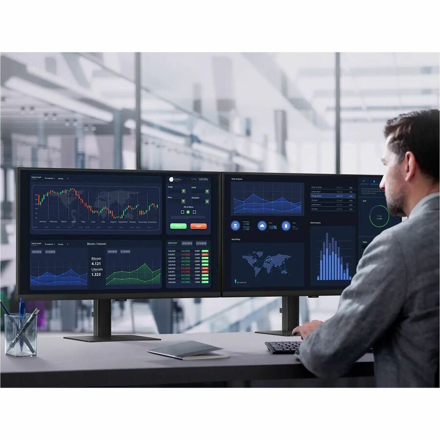 Moniteur LCD Samsung ViewFinity S6 S32D606UAN 32" 4K UHD - 16:9 - Noir LS32D606UANXGO