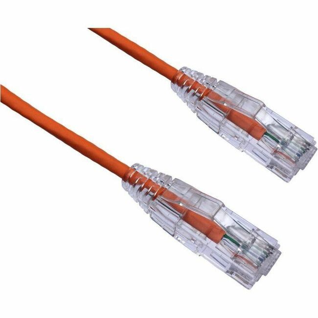 Axiom 6IN CAT6 BENDnFLEX Ultra-Thin Snagless Patch Cable 550mhz (Orange) C6BFSB-O6IN-AX