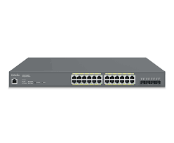 Rack 1U 24 ports géré dans le cloud d'Engenius Technologies ECS1528FP