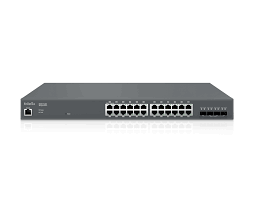 Rack 1U 24 ports géré dans le cloud d'Engenius Technologies ECS1528