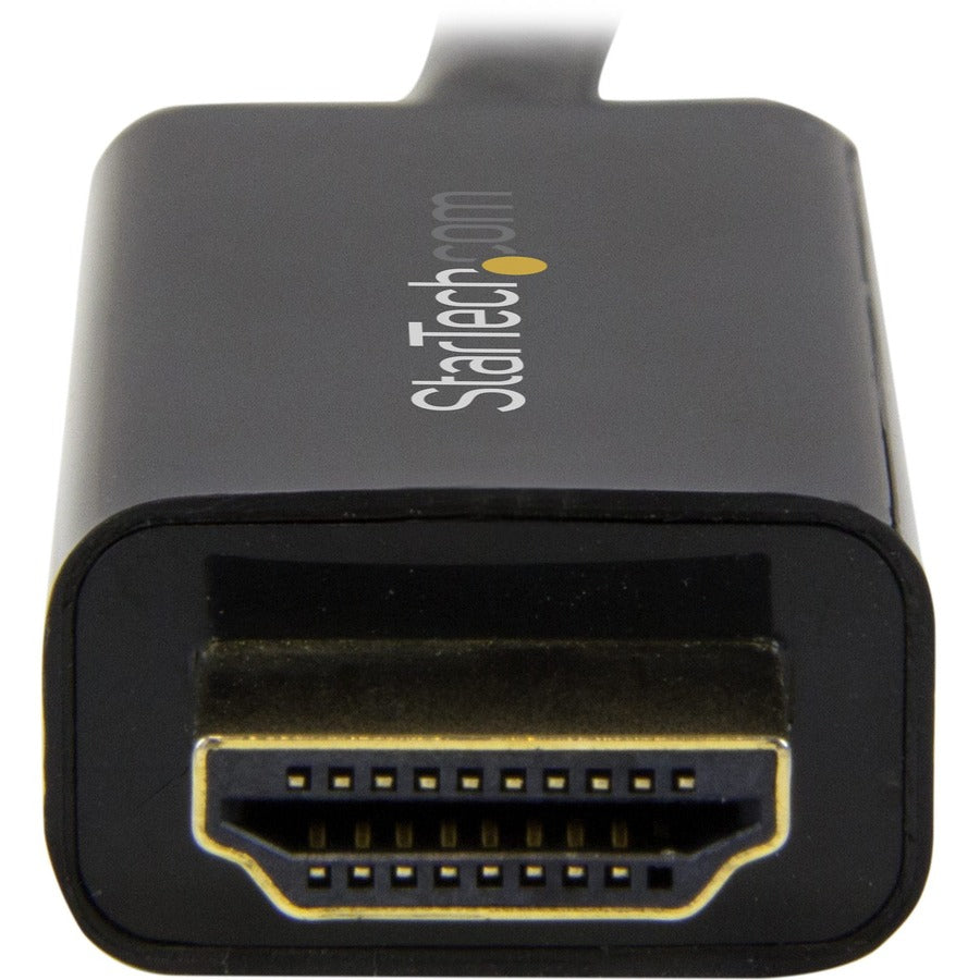 StarTech.com Câble DisplayPort vers HDMI de 5 m, vidéo 4K 30 Hz, convertisseur de câble adaptateur DP 1.2 vers HDMI pour moniteur/écran HDMI, passif DP2HDMM5MB