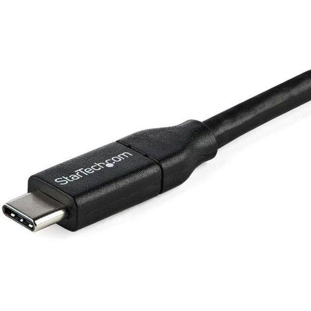 StarTech.com Câble USB C vers USB C de 1 m avec PD 5 A - M/M - USB 2.0 - Certifié USB-IF - Câble USB Type C - Câble de chargement USB C - Câble USB C PD USB2C5C1M