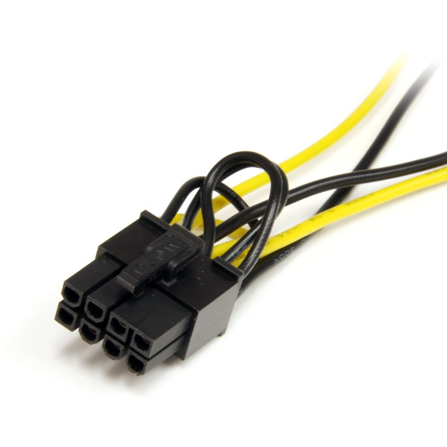 Adaptateur de câble d'alimentation SATA 6 pouces vers carte vidéo PCI Express 8 broches Star Tech.com SATPCIEX8ADP