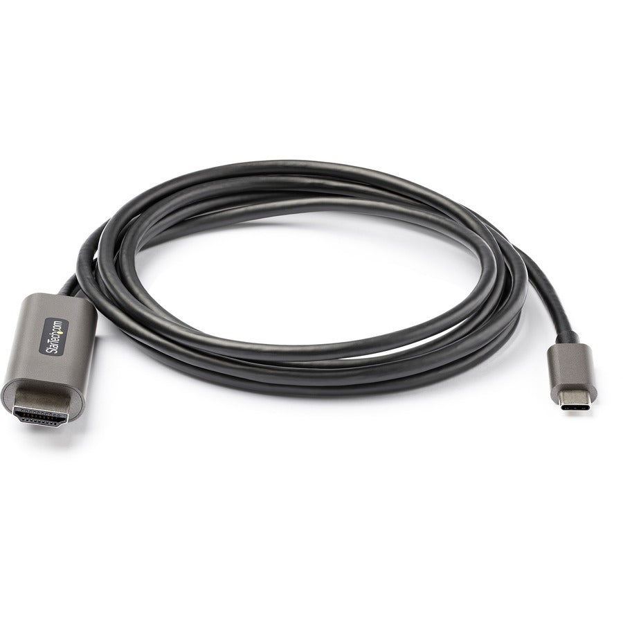 StarTech.com Câble USB C vers HDMI 4K 60 Hz avec HDR10, câble adaptateur vidéo Ultra HD USB Type-C vers HDMI 2.0b de 2 m, DP 1.4 Alt Mode HBR3 CDP2HDMM2MH