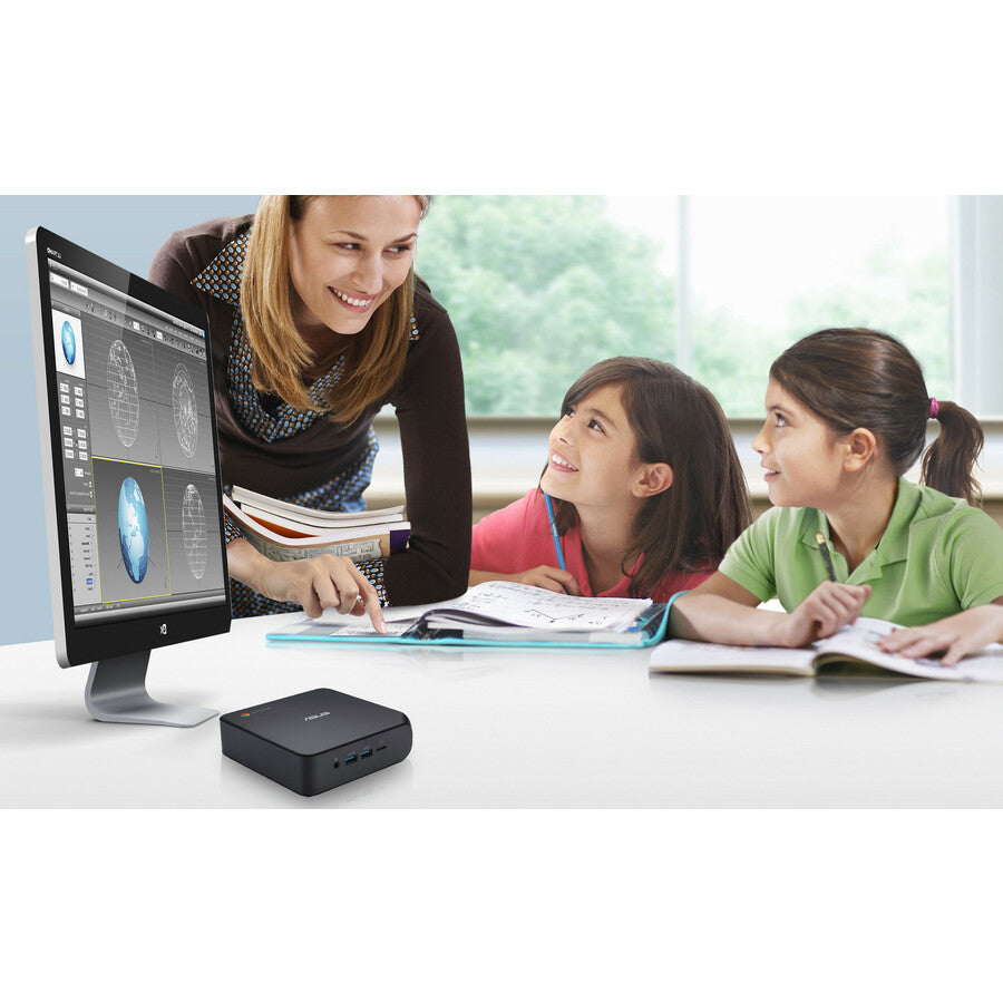 Ordinateur de bureau Asus Chromebox 4 CHROMEBOX4-G7068UN - Intel Core i7 10e génération i7-10510U - 16 Go de RAM DDR4 SDRAM - 256 Go de SSD M.2 PCI Express NVMe 3.0 x4 - Gun Metal CHROMEBOX4-G7068UN