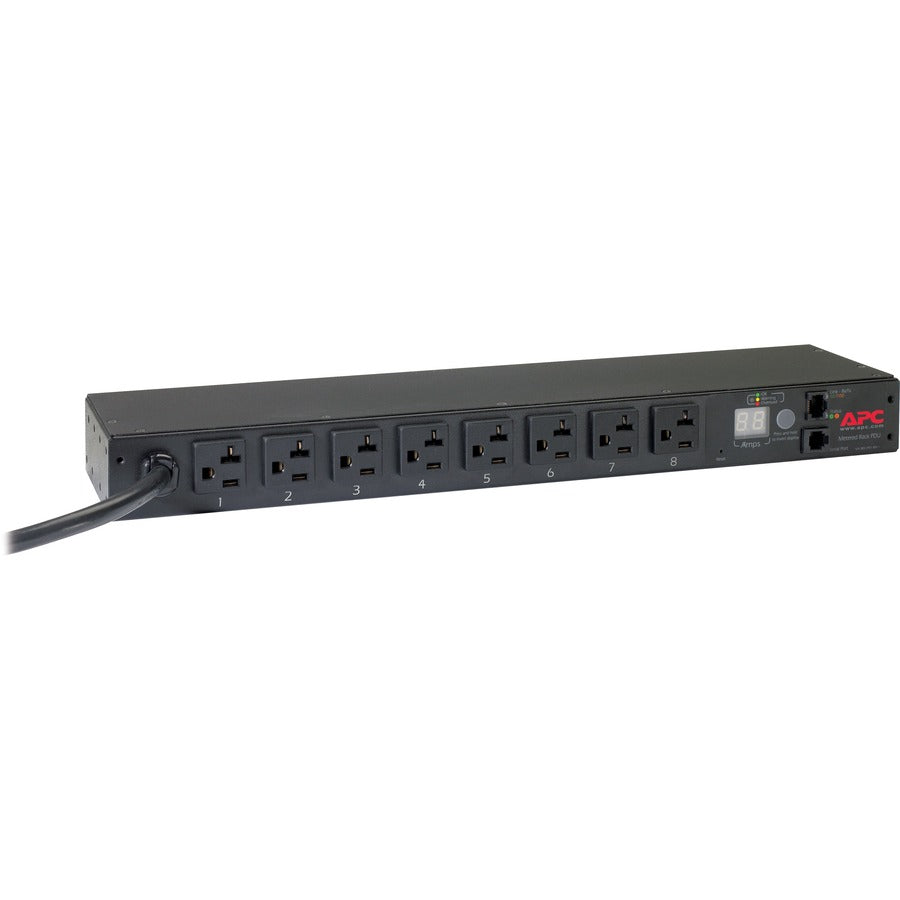 PDU en rack APC by Schneider Electric, avec compteur, 1U, 20 A, 120 V, (8) 5-20 AP7801B