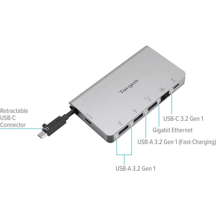 Adaptateur Ethernet USB-C avec 3 ports USB-A et 1 port USB-C avec PD Pass-Thru 100 W ACA951USZ