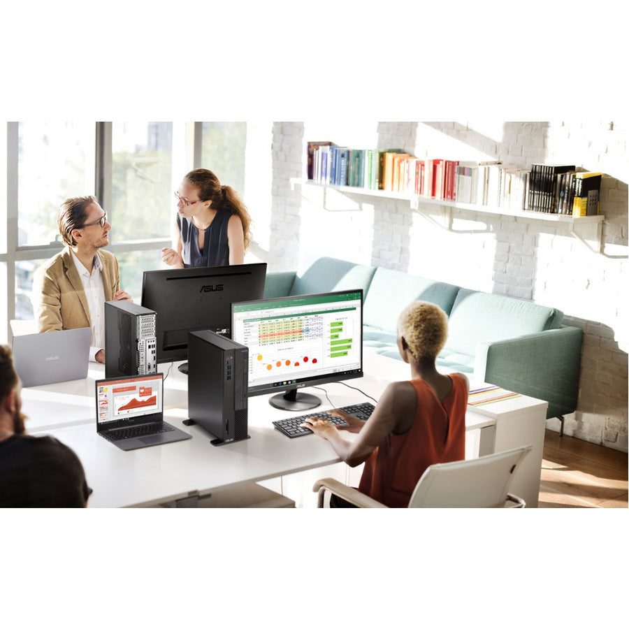 Ordinateur de bureau Asus ASUSPRO D641SC-Q73SP - Intel Core i7 9e génération i7-9700 3 GHz - 8 Go RAM DDR4 SDRAM - SSD M.2 PCI Express NVMe 512 Go - Noir D641SC-Q73SP