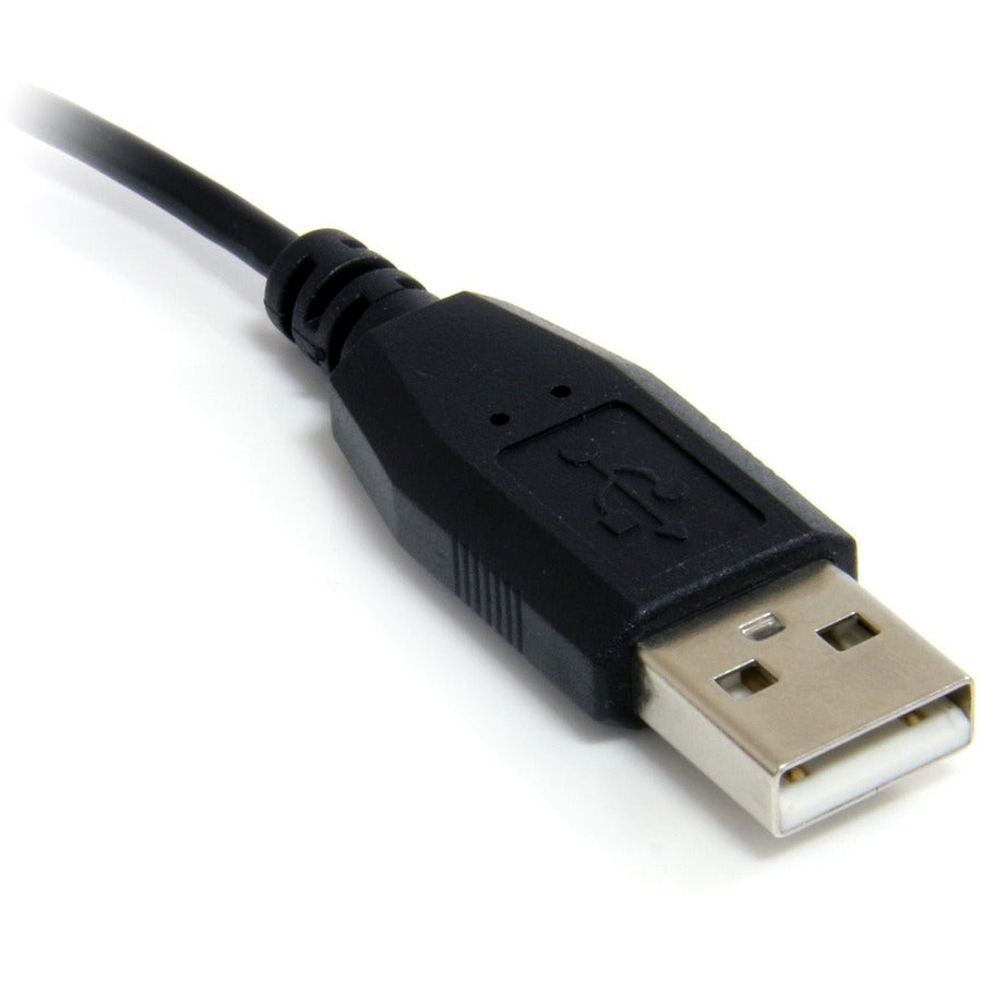 Câble micro USB StarTech.com de 30 cm - A vers micro B à angle droit UUSBHAUB1RA