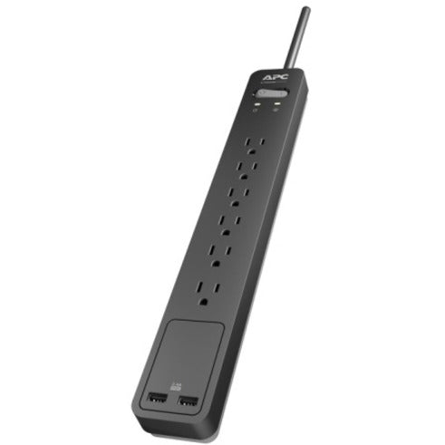 APC by Schneider Electric Essential SurgeArrest PE6U2, 6 prises, 2 ports de charge USB, 120 V PE6U2