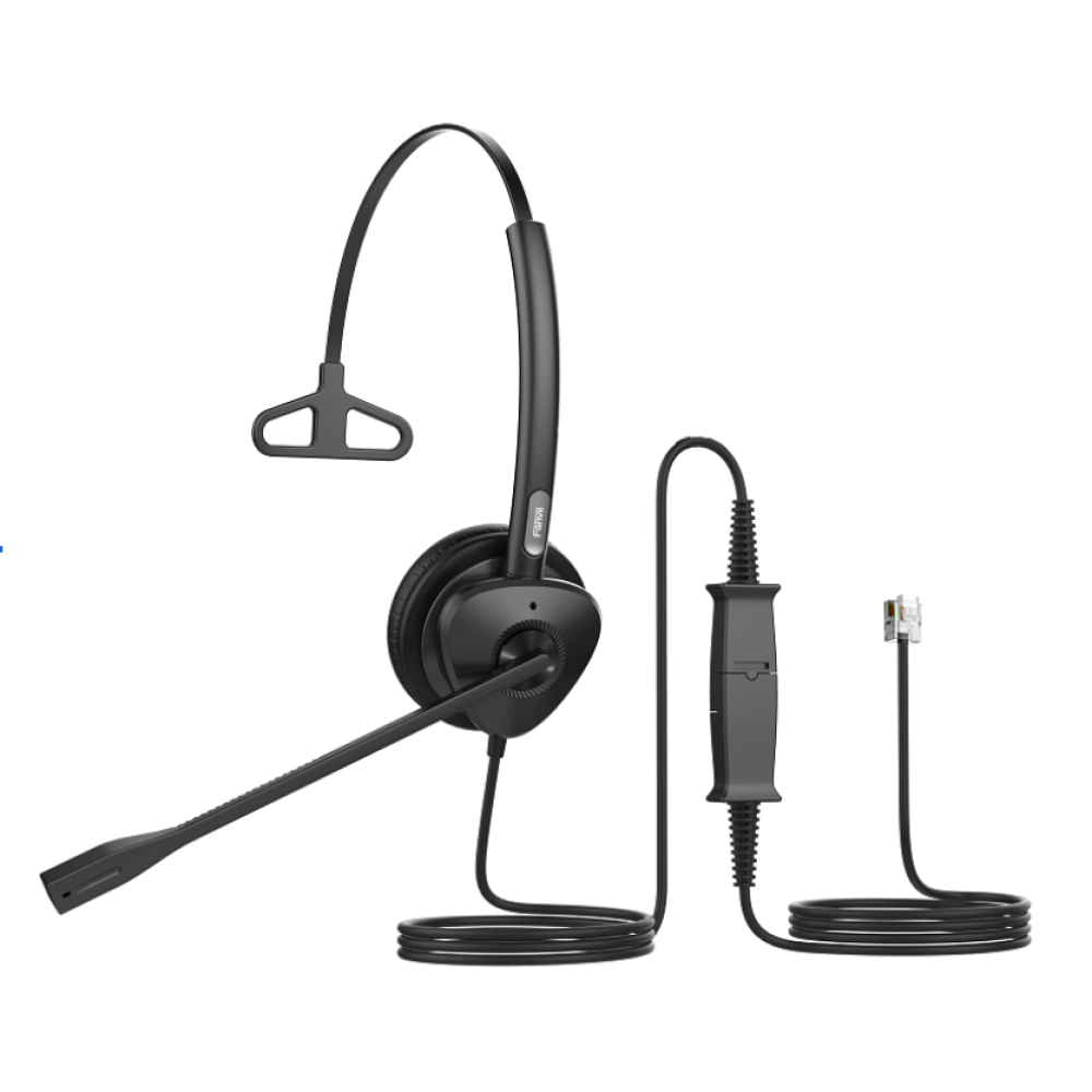 Casque mono Fanvil HT301 QD vers RJ9