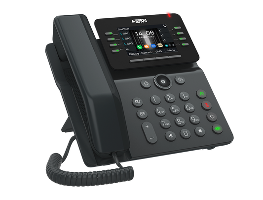 Téléphone de bureau d'entrée de gamme Fanvil V63 