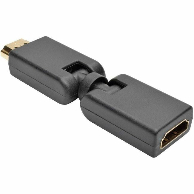 Adaptateur HDMI mâle vers femelle pivotant Tripp Lite, connecteur coudé vers le haut/bas M/F P142-000-UD