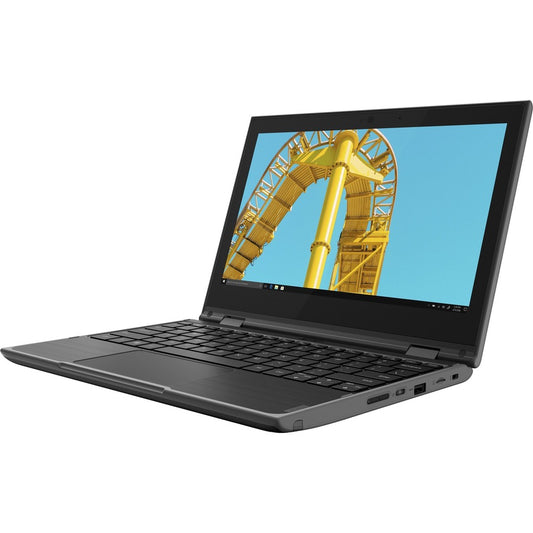 Netbook Lenovo 300e Windows 2e génération 82GK000KUS Écran tactile 11,6" - HD - 1366 x 768 - AMD 3015e Dual-core (2 cœurs) 1,20 GHz - 4 Go de RAM totale - 64 Go de mémoire flash - Noir 82GK000KUS