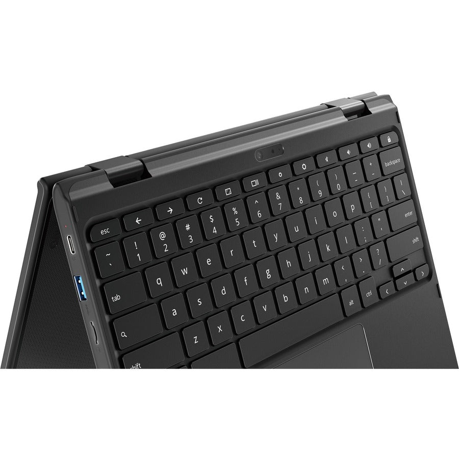 Lenovo 500e Chromebook 2e génération 81MC004UUS Chromebook convertible 2 en 1 à écran tactile 11,6" - HD - 1366 x 768 - Intel Celeron N4120 Quad-core (4 cœurs) 1,10 GHz - 8 Go de RAM totale - 64 Go de mémoire flash - Noir 81MC004UUS