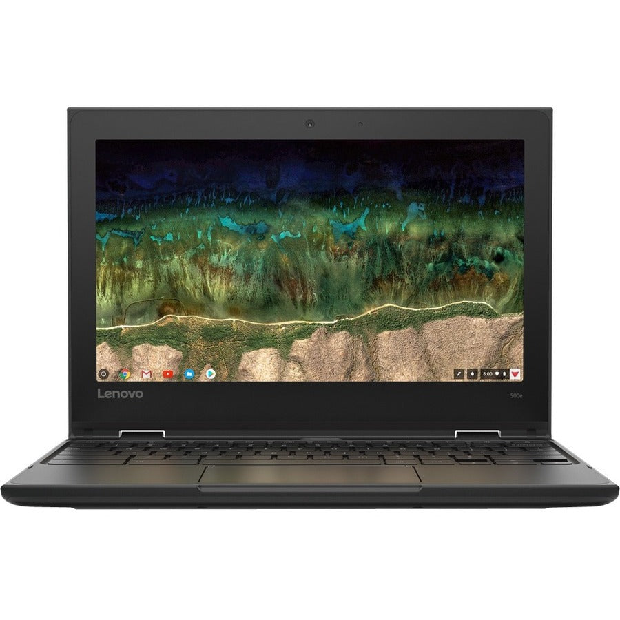 Lenovo 500e Chromebook 2e génération 81MC004UUS Chromebook convertible 2 en 1 à écran tactile 11,6" - HD - 1366 x 768 - Intel Celeron N4120 Quad-core (4 cœurs) 1,10 GHz - 8 Go de RAM totale - 64 Go de mémoire flash - Noir 81MC004UUS