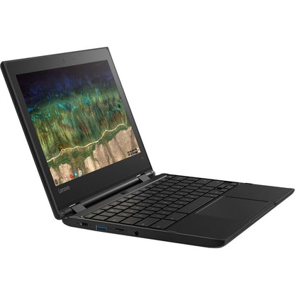 Lenovo 500e Chromebook 2e génération 81MC004UUS Chromebook convertible 2 en 1 à écran tactile 11,6" - HD - 1366 x 768 - Intel Celeron N4120 Quad-core (4 cœurs) 1,10 GHz - 8 Go de RAM totale - 64 Go de mémoire flash - Noir 81MC004UUS