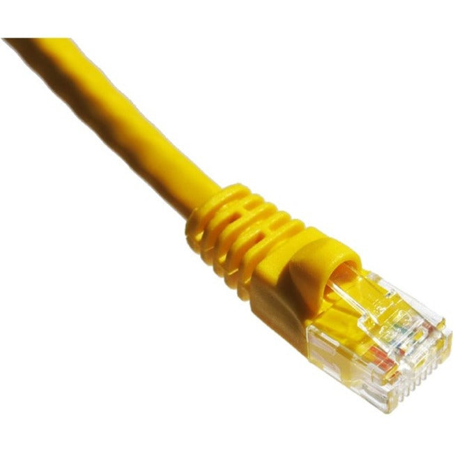 Axiom 5FT CAT6A 650mhz Patch Cable Molded Boot (Yellow) C6AMB-Y5-AX