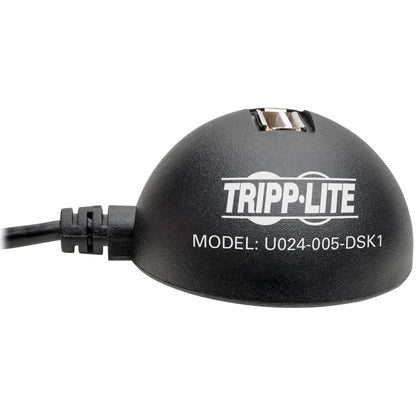 Tripp Lite by Eaton 1-Port USB 2.0 Hi-Speed Desktop Extension Cable (M/F), 5 ft U024-005-DSK1