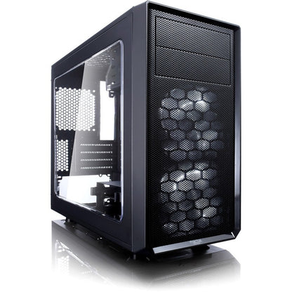 Boîtier d'ordinateur Fractal Design Focus G avec fenêtre latérale FD-CA-FOCUS-MINI-BK-W
