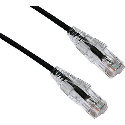 Câble de raccordement ultra-mince anti-accroc Axiom CAT6 BENDnFLEX 2FT 550 MHz (noir) C6BFSB-K2-AX