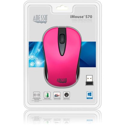 Adesso iMouse S70P - Souris optique sans fil Neon IMOUSE S70P