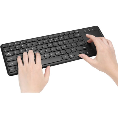 Clavier sans fil Adesso avec pavé tactile intégré WKB-4050UB