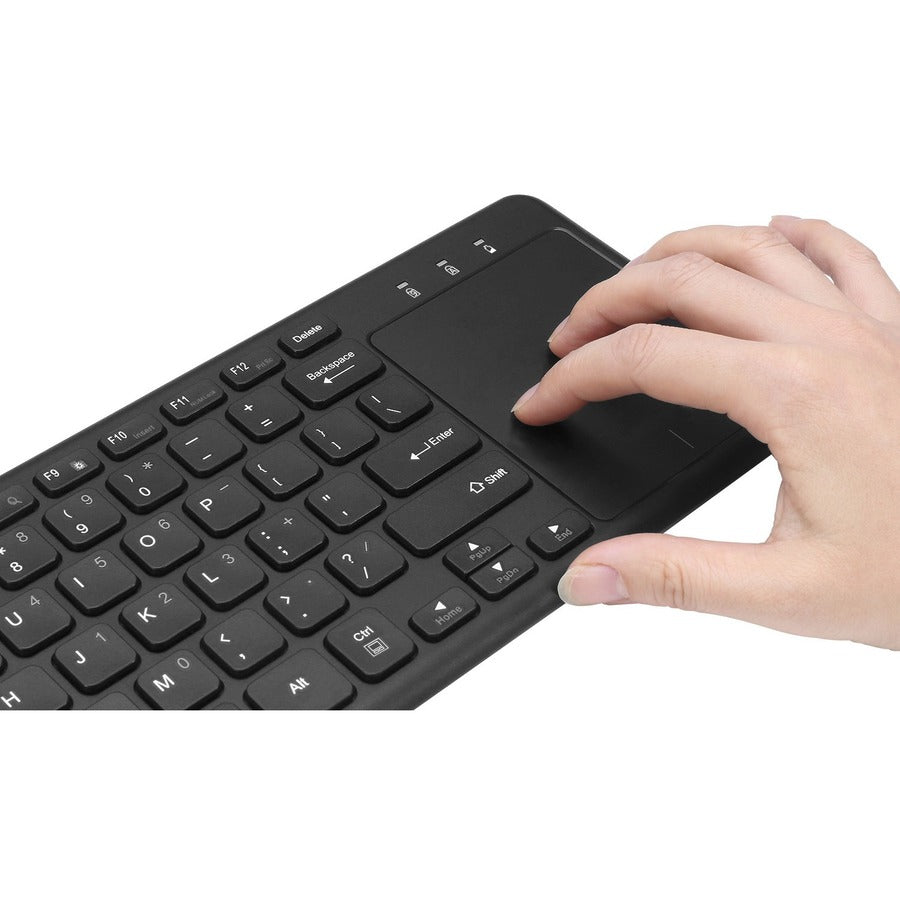 Clavier sans fil Adesso avec pavé tactile intégré WKB-4050UB