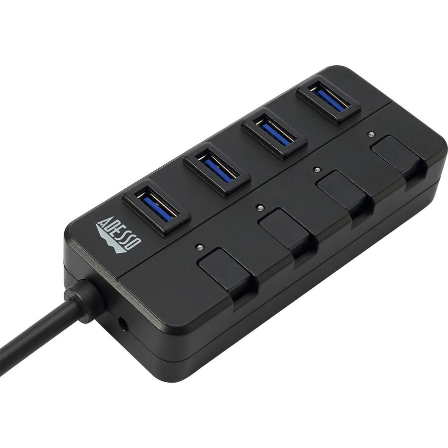Concentrateur USB 3.0 4 ports Adesso AUH-3040