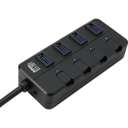 Concentrateur USB 3.0 4 ports Adesso AUH-3040