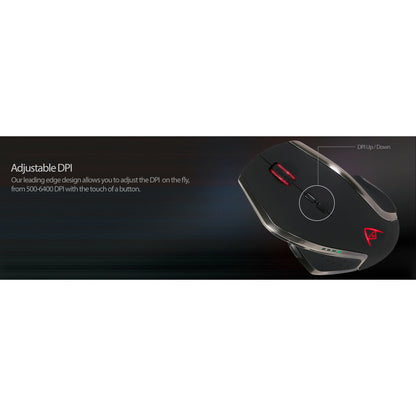 Adesso Multi-Color 9-Button Programmable Gaming Mouse IMOUSE X3