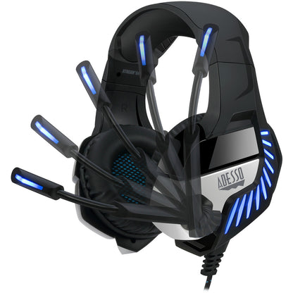 Casque de jeu avec son surround 7.1 virtuel Adesso avec vibration XTREAM G4